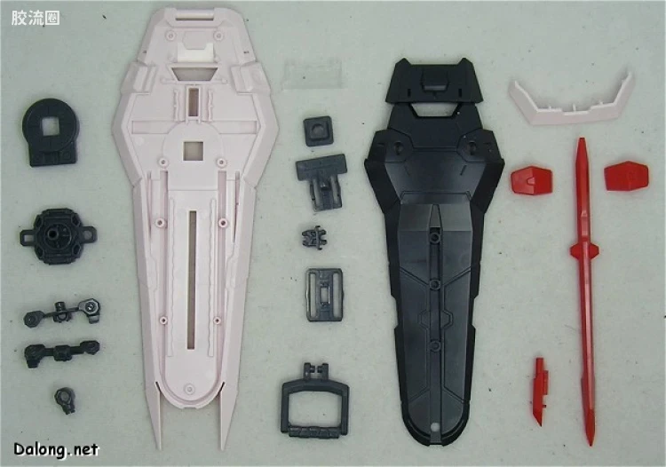 PG 普通版 MBF-02+AQM/E-X01 空装强袭嫣红 + FX-550 空中霸王 - 图片